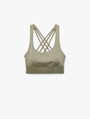 Koton Bralette Bra in Green: front