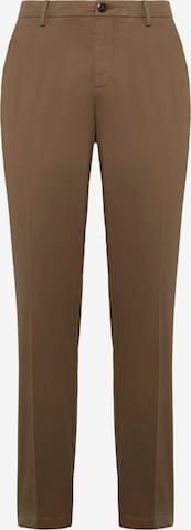 Regular Pantalon chino Boggi Milano en marron : devant