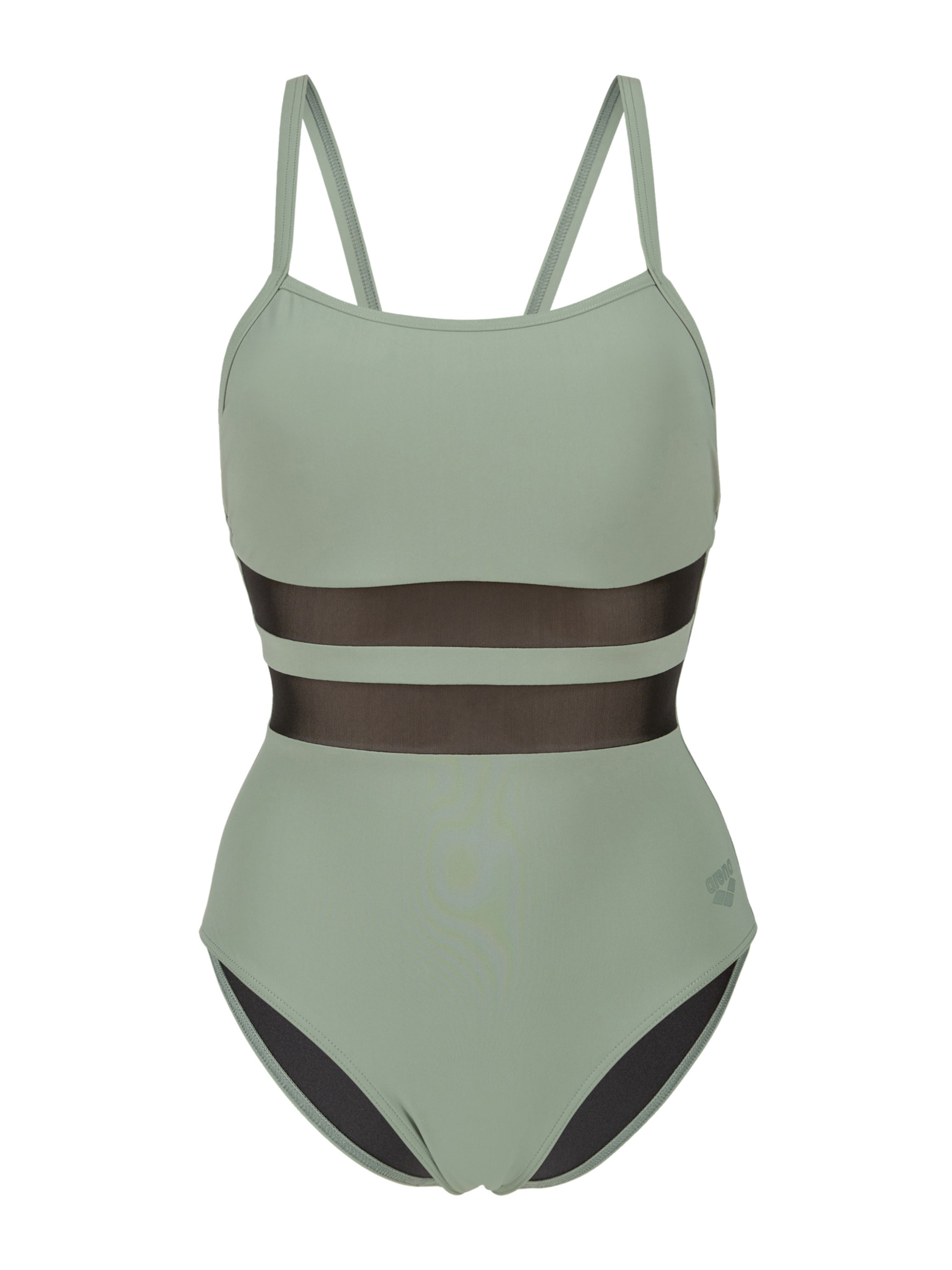 ARENA Бюстье Купальник 'Mesh Equals' в Зеленый: спереди