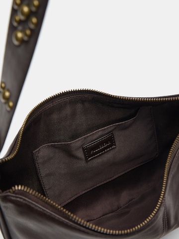 Pull&Bear Torba za čez ramo | rjava barva