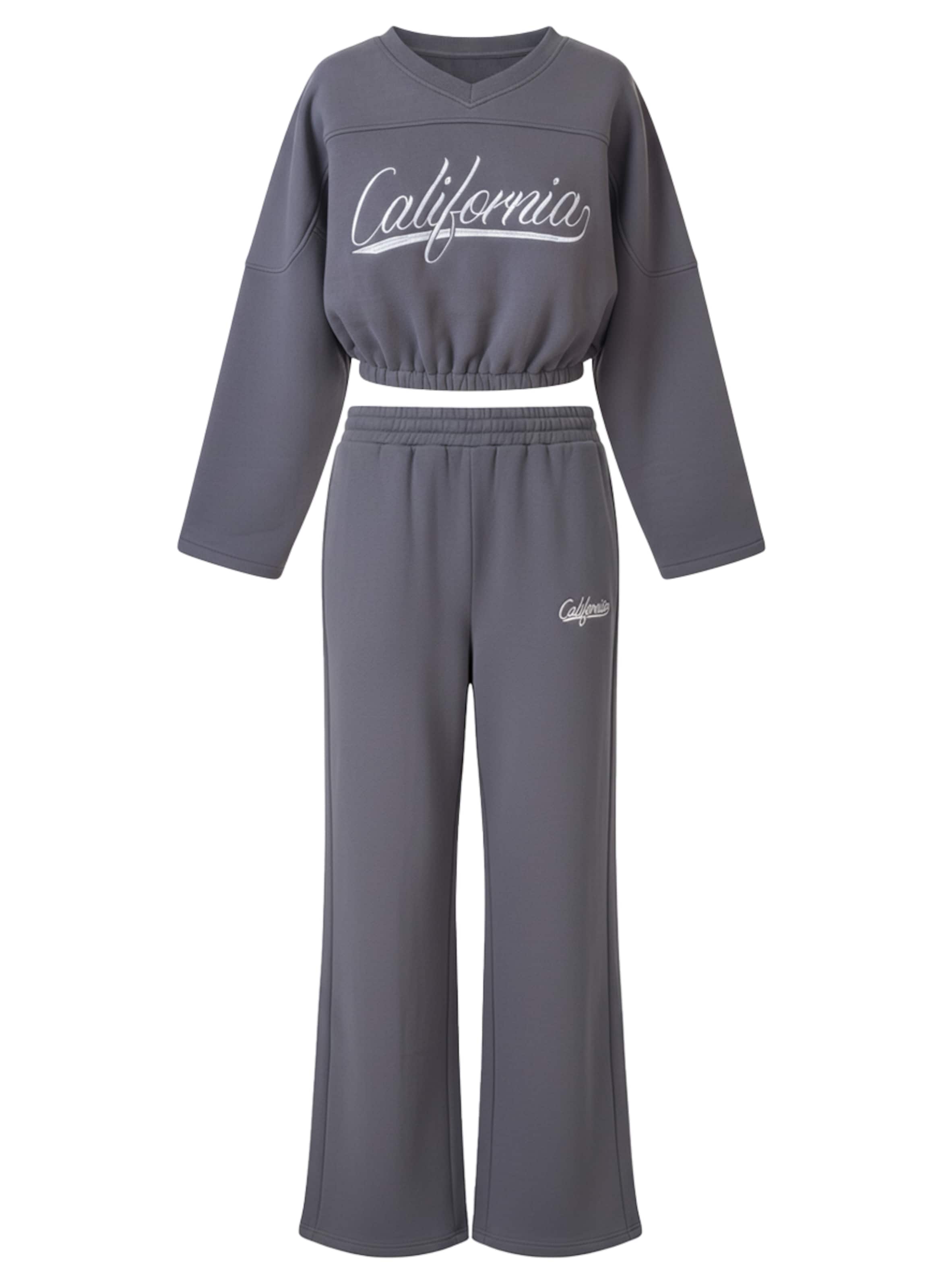 studioselect Joggingová souprava 'Insa' – modrá: přední strana