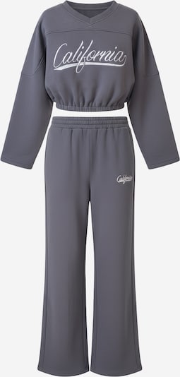 studioselect Jogginganzug 'Insa' in marine / weiß, Produktansicht