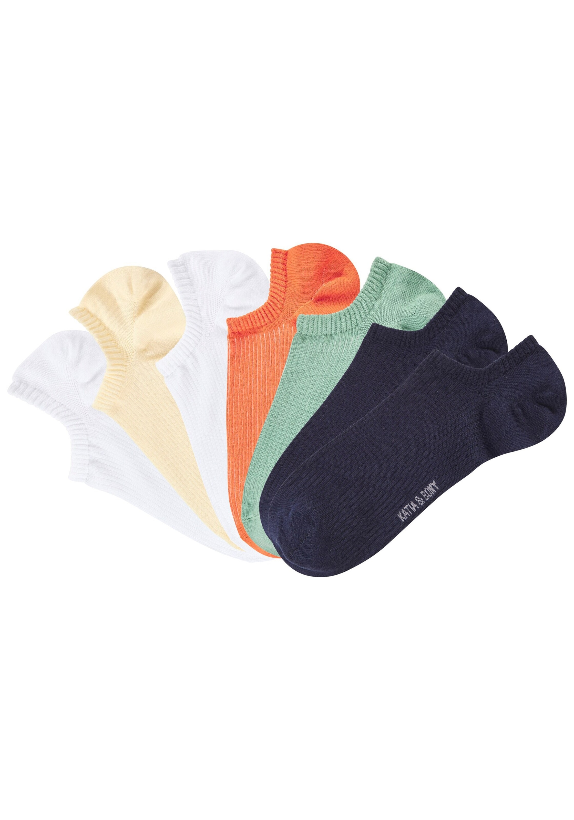 H.I.S Ankle Socks in Blue: front