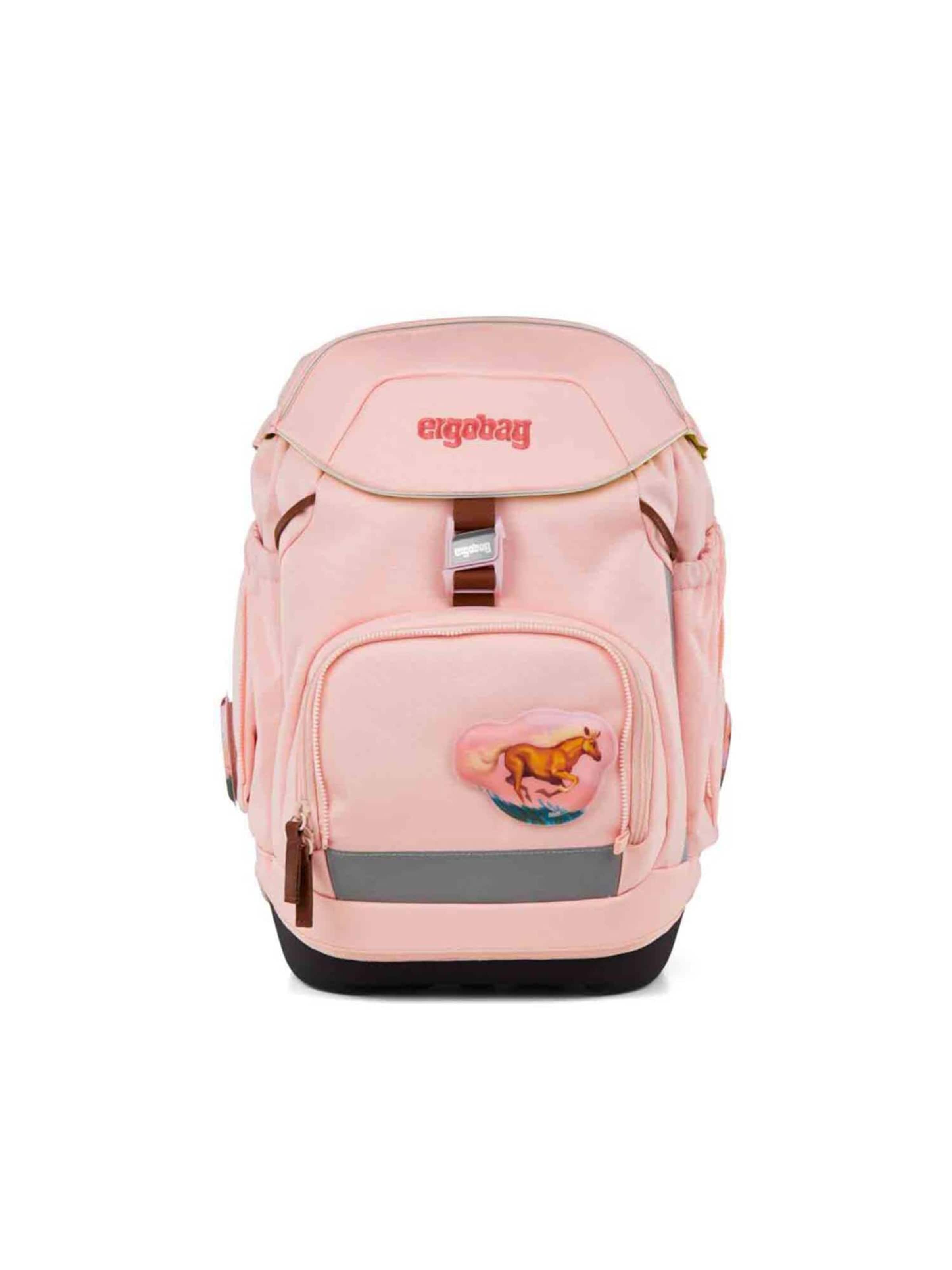 ergobag Rucksack 'Schulrucksack Set' in Pink