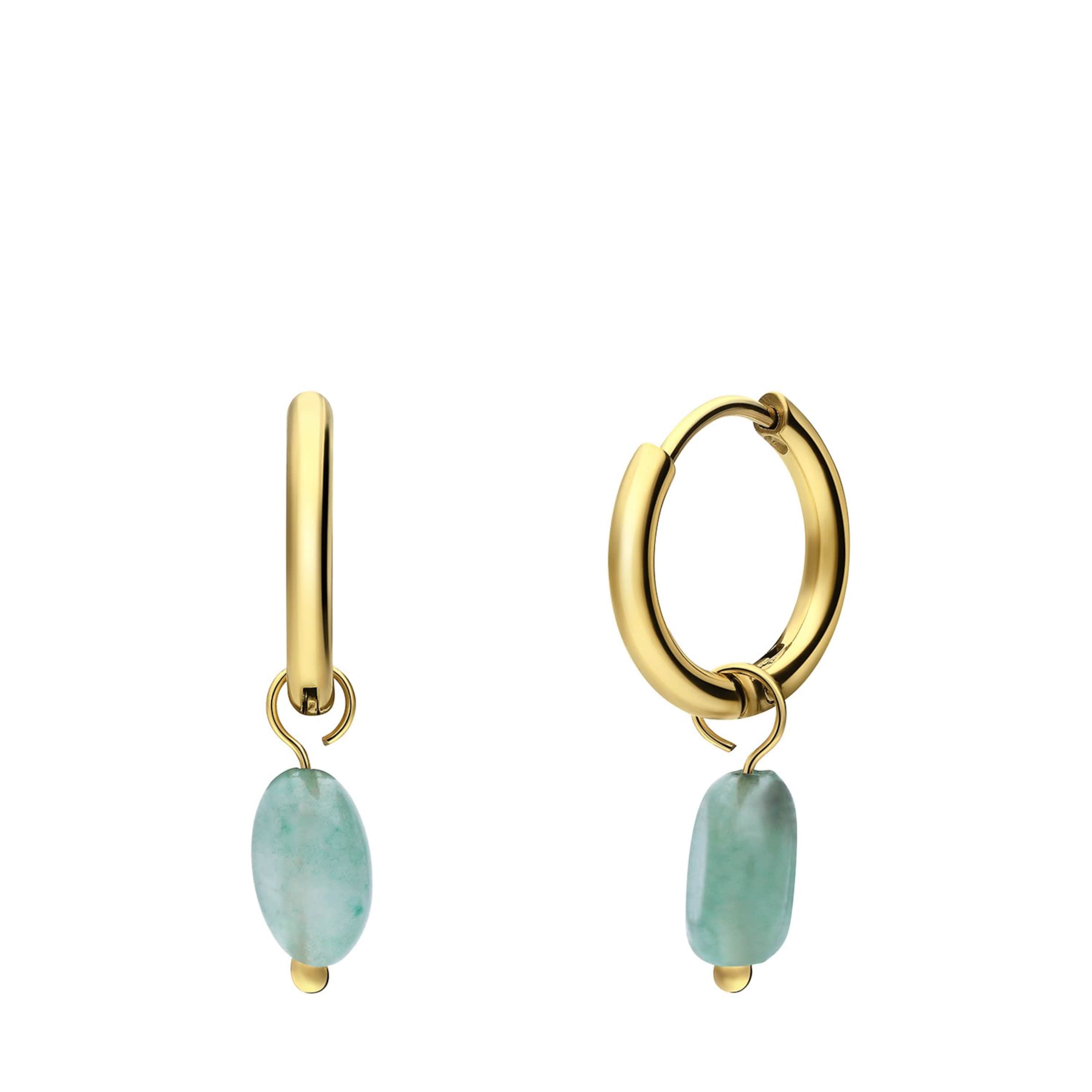 Lucardi Oorbellen in Goud: voorkant