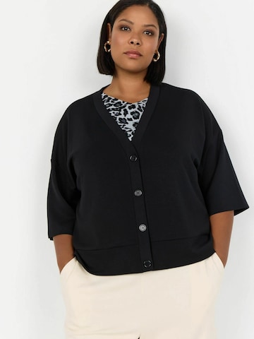 Cardigan 'Sabina 43' Wasabi Concept en noir : devant