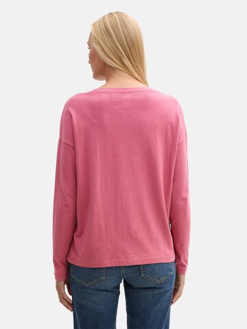 TOM TAILOR Shirt in Pink