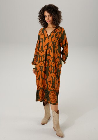 Aniston CASUAL Shirt Dress in Mixed colors: front