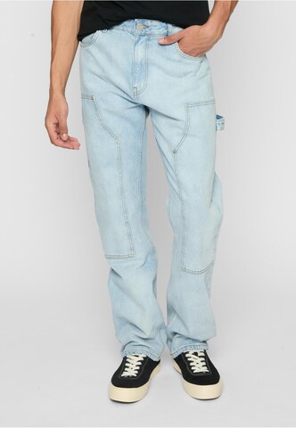 Loosefit Jeans cargo 'Haldor' 2Y Studios en bleu : devant