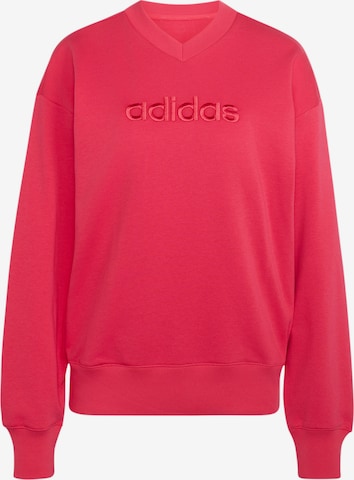 Hanorac sport de la ADIDAS SPORTSWEAR pe roz: față