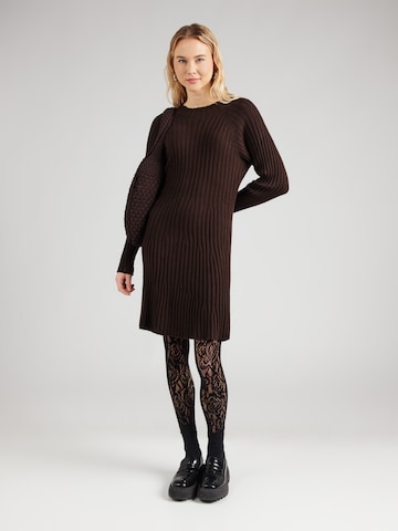 Peppercorn Knit dress 'Anna' in Brown: front