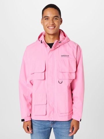 ADIDAS ORIGINALS Between-Season Jacket 'Adventure Multi' in Pink: front