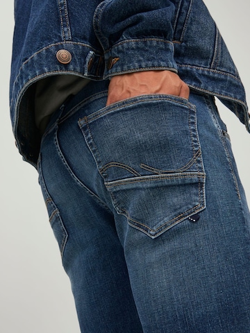 JACK & JONES Slimfit Jeans 'JJGlenn JJFox' in Blauw