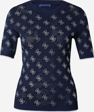 GUESS Pulover 'Rosie' u tamno plava / srebro, Pregled proizvoda