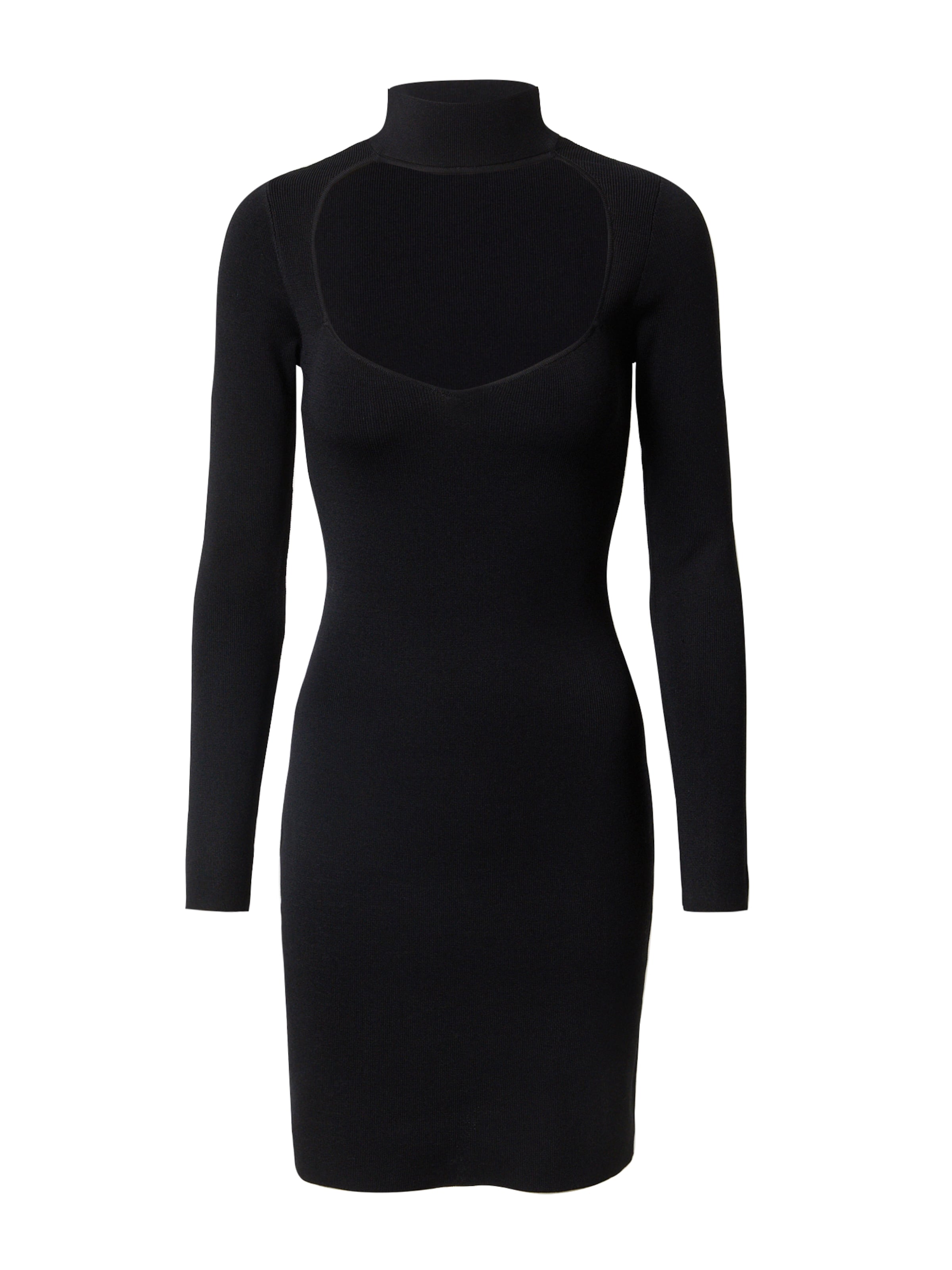 Gina Tricot Knit dress 'Freya' in Black: front