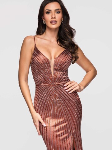 Robe de soirée Ombre en rouge