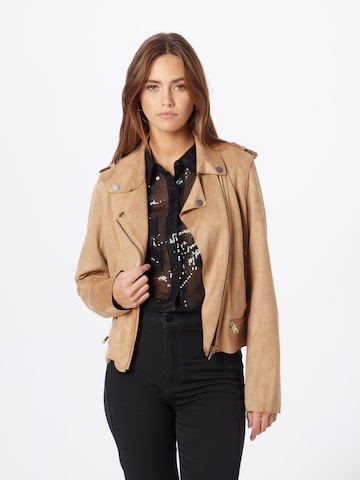 GUESS Between-Season Jacket in Beige: front