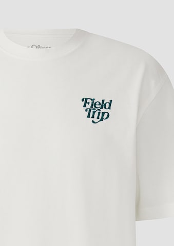 T-Shirt s.Oliver en blanc