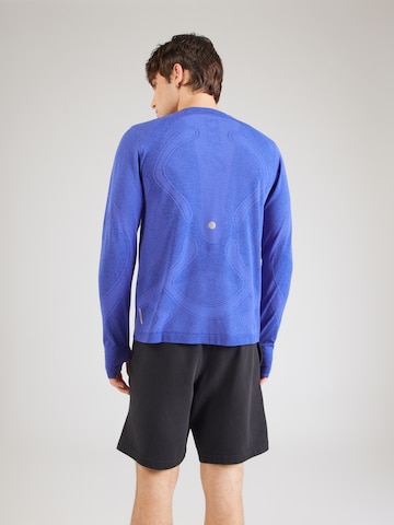 T-Shirt fonctionnel 'ROAD' ASICS en bleu : devant