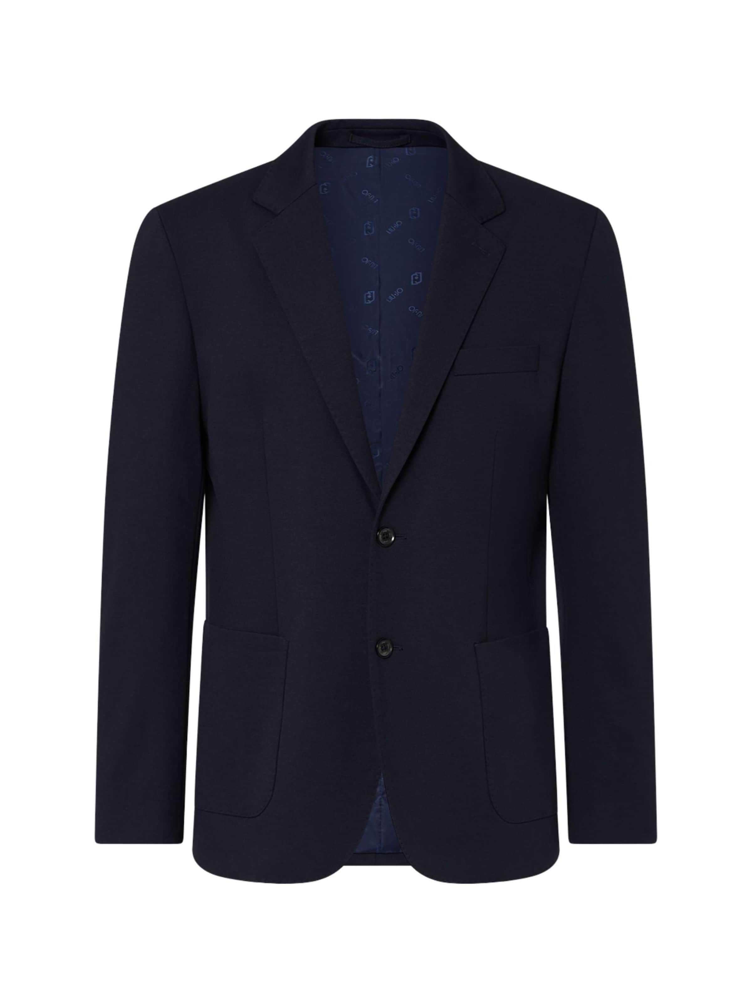 Liu Jo - Ajuste regular Chaqueta saco 'LIU JO UOMO GIACCA BLAZER JERSEY GIACCA' en azul: frente