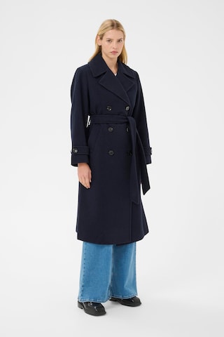 Manteau mi-saison 'PWSynne' Part Two en bleu : devant