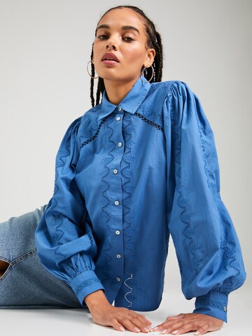 Y.A.S Blouse 'KENORA' in Blauw: voorkant