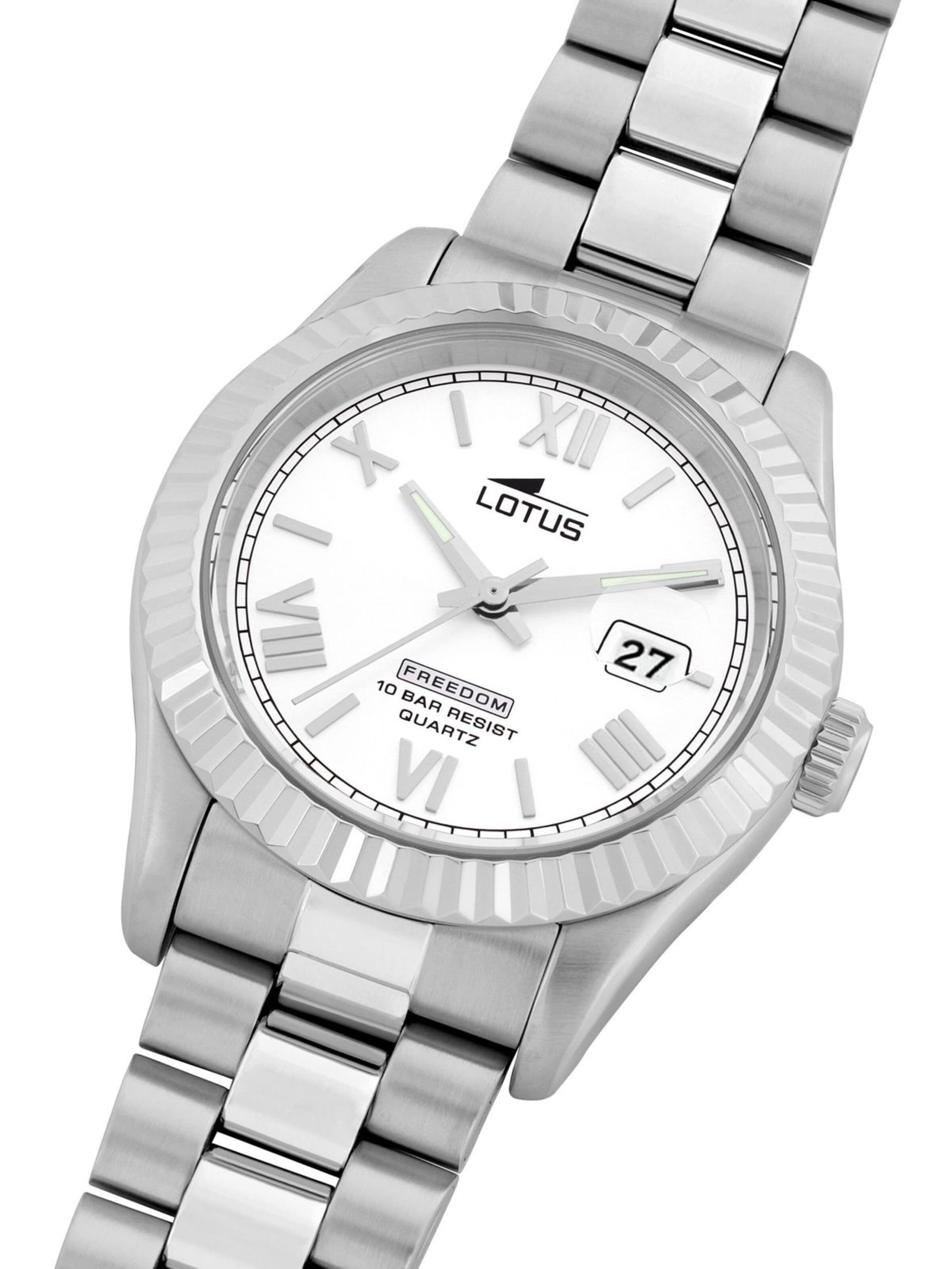 Lotus Analoog horloge 'Date watch Freedom' in Zilver