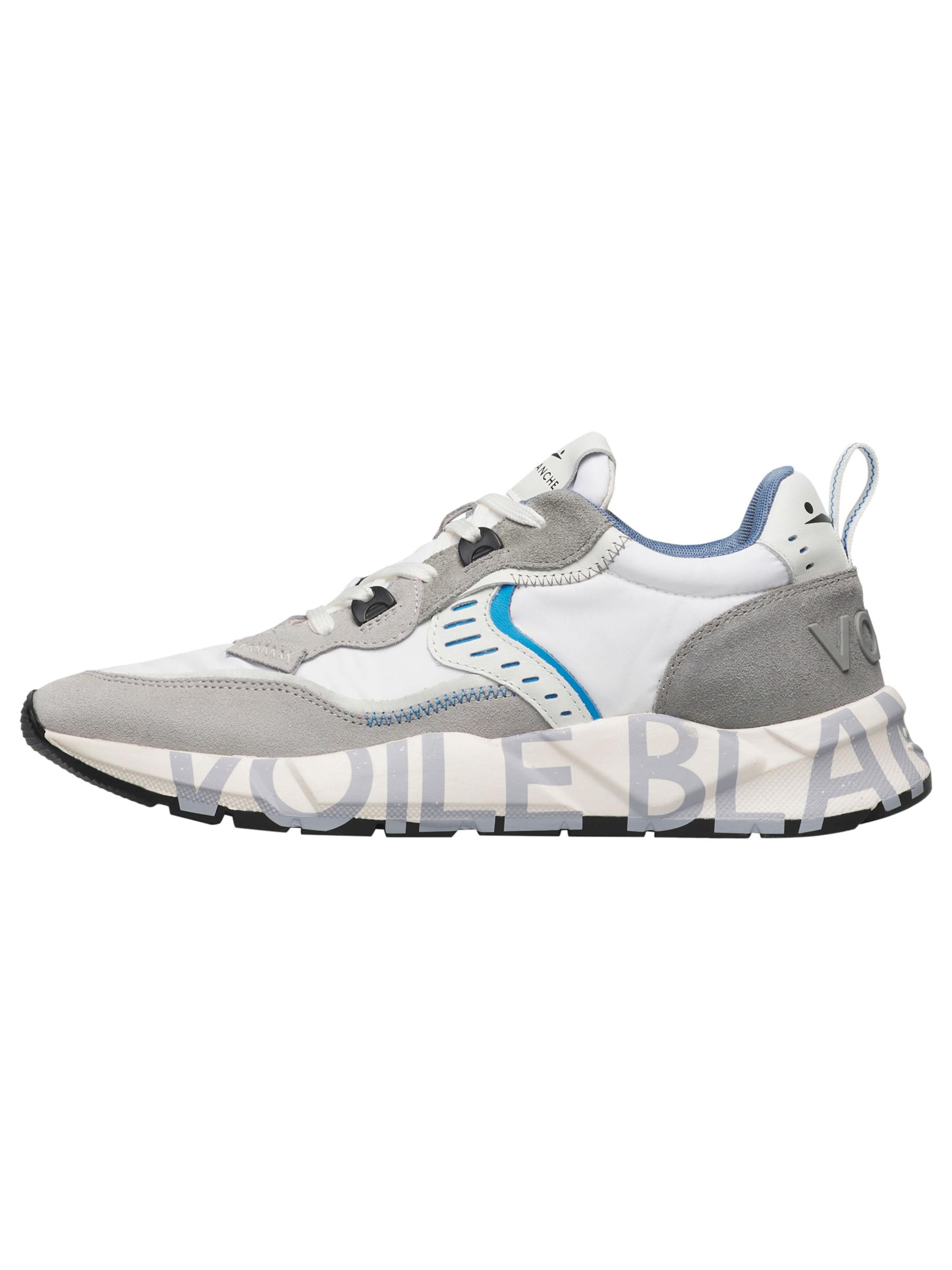 Voile blanche Platform trainers 'CLUB01.' in White: front