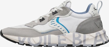Baskets basses 'CLUB01.' Voile blanche en blanc : devant