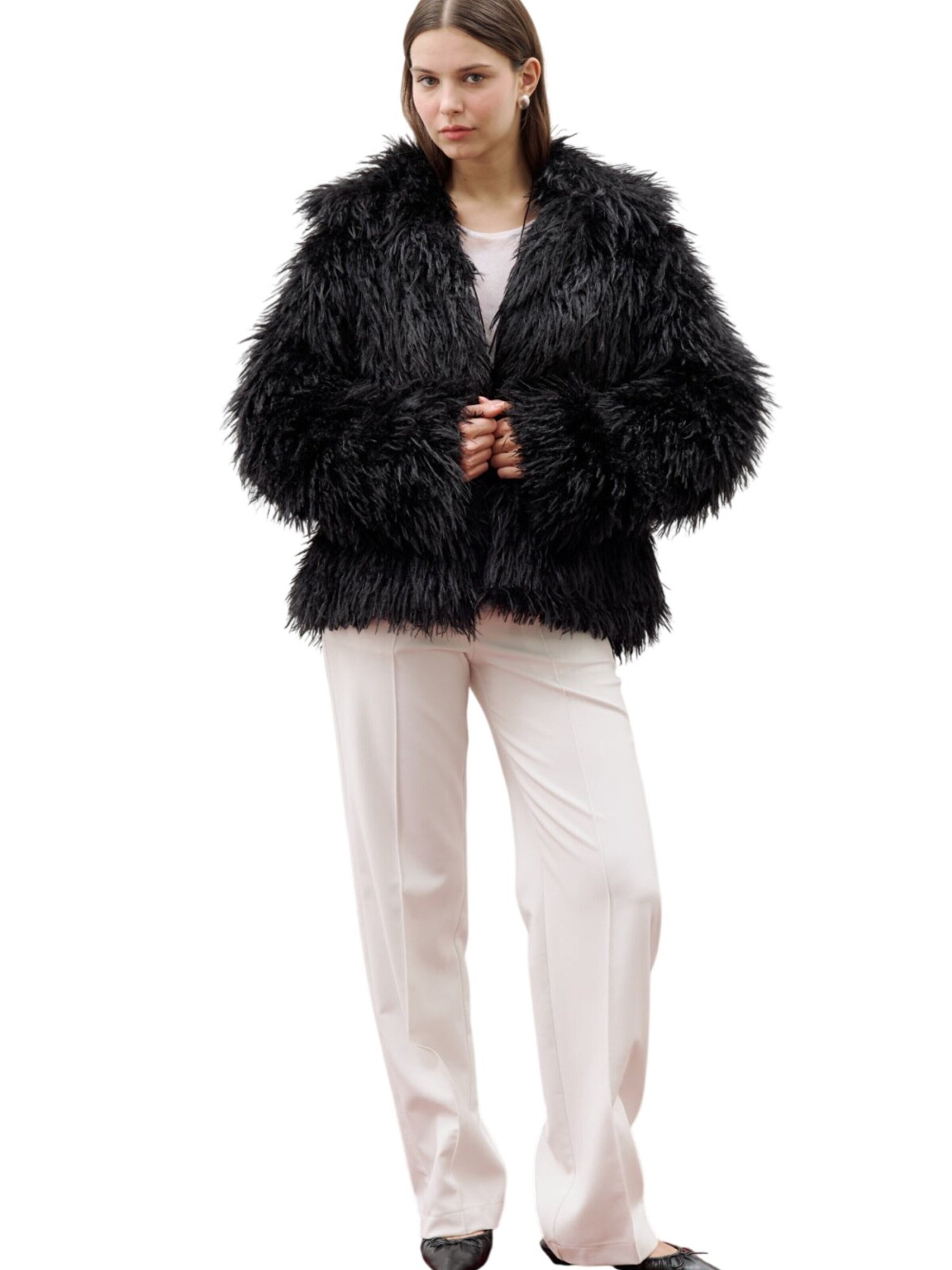 MANUKA Winterjacke‌‌‌‌‌‌ in Schwarz: Vorderseite
