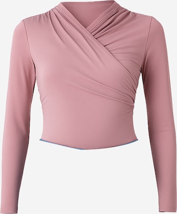 Touche Prive Blouse bodysuit in Pink: front