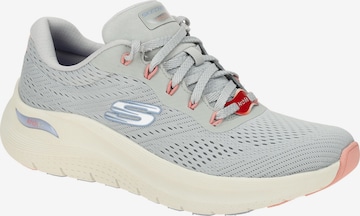 SKECHERS Čevlji na vezalke 'Skechers Arch Fit Schuhe grau 150051' | siva barva: sprednja stran