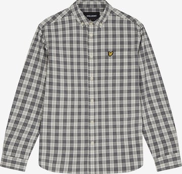 Lyle & Scott Rovný strih Košeľa - Sivá: predná strana