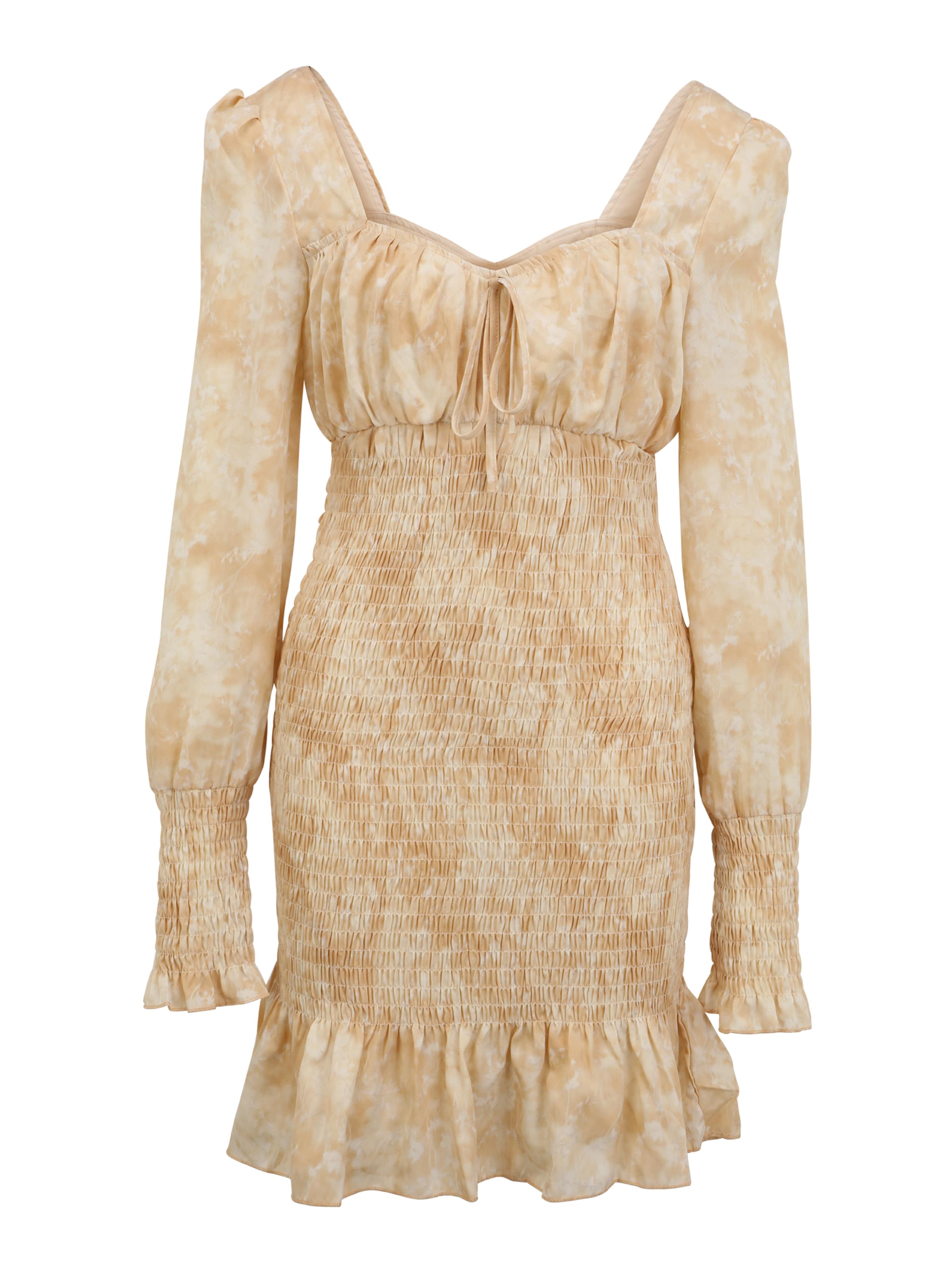 Missguided Tall Dress in Beige: front
