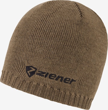 ZIENER Athletic Hat 'IRUNO' in Brown: front