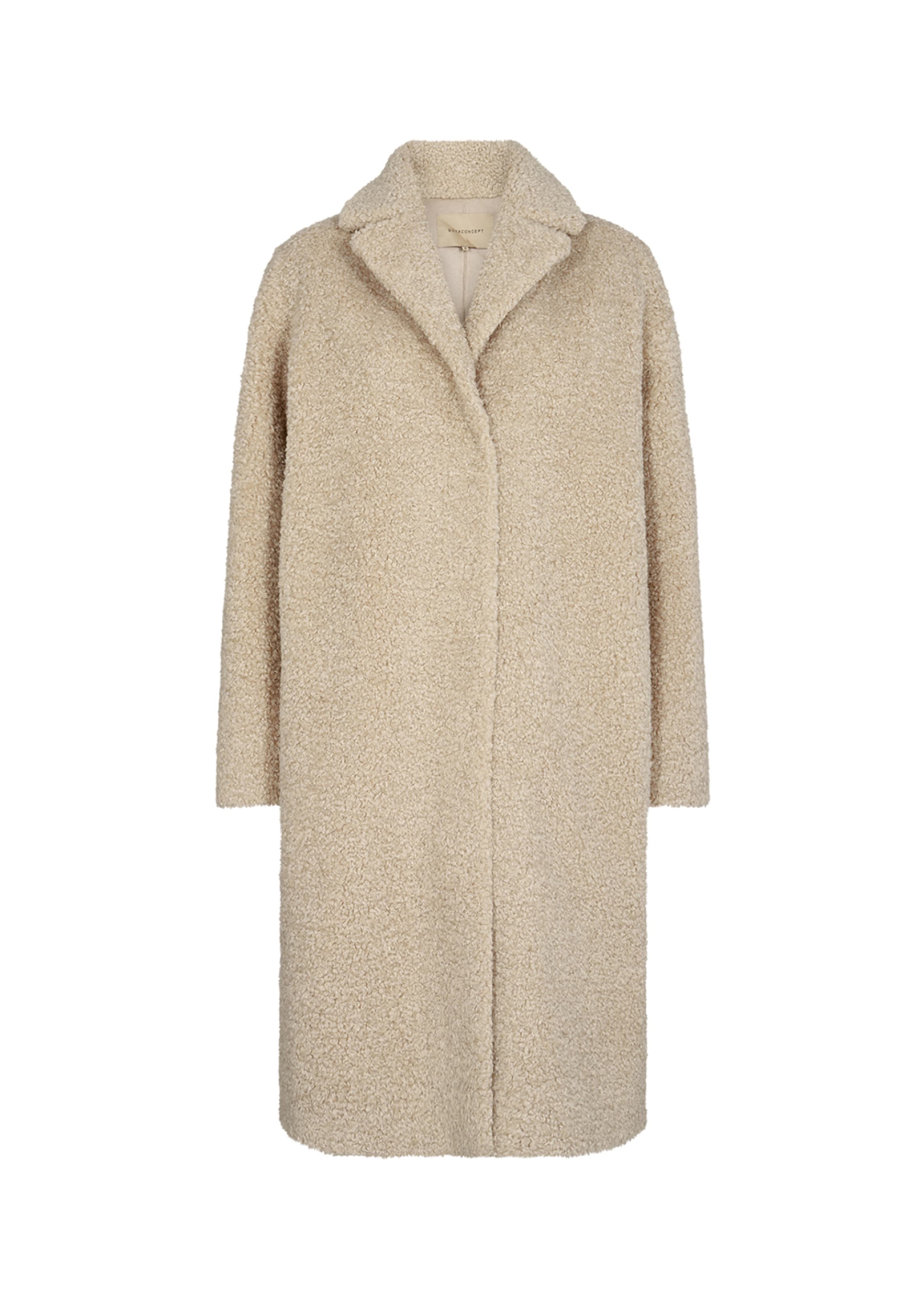 Soyaconcept Winter Coat in Beige: front