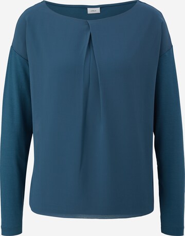 s.Oliver BLACK LABEL Shirt in Blau: predná strana