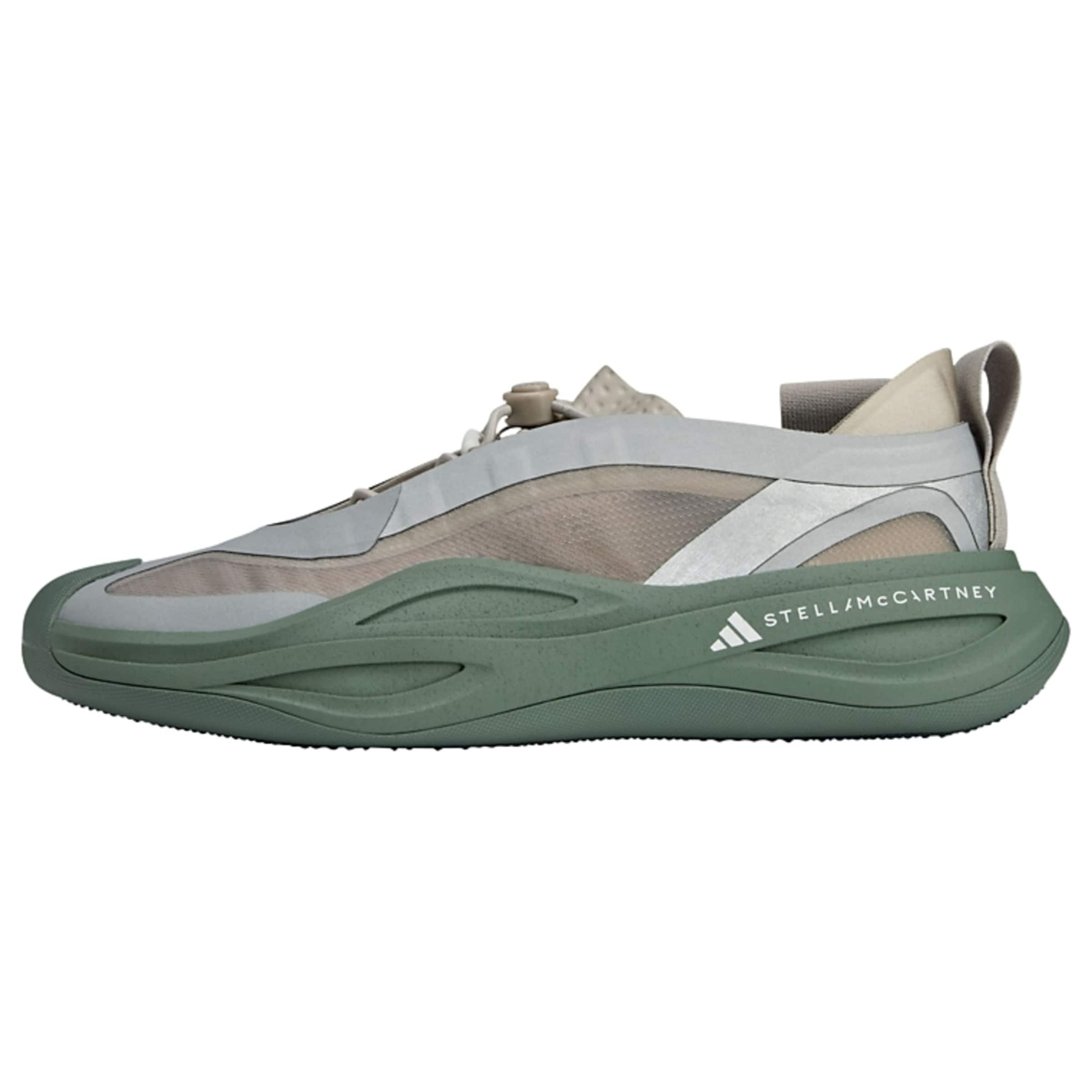 ADIDAS BY STELLA MCCARTNEY Spordijalats 'Sportswear Low Ground', värv roheline: eest vaates