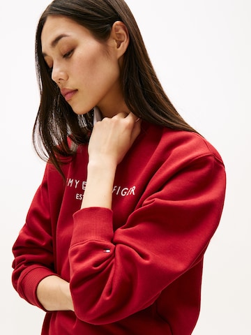 raudona TOMMY HILFIGER Megztinis be užsegimo