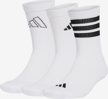 balta ADIDAS SPORTSWEAR Sportinės kojinės 'Logo 3 Pairs': priekis