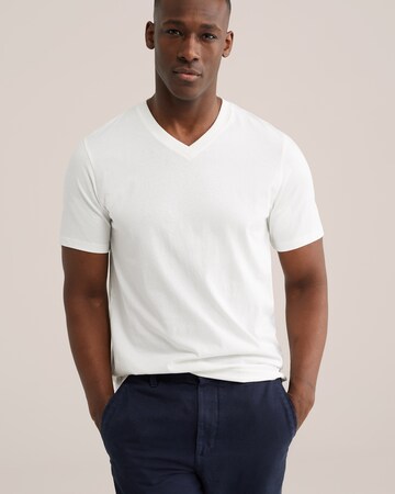 Maglietta di WE Fashion in bianco: frontale