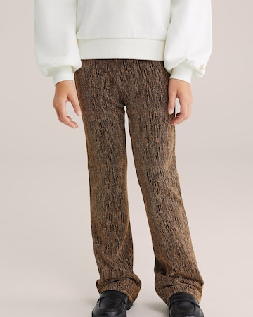 WE Fashion Regular Hose in Gold: Vorderseite