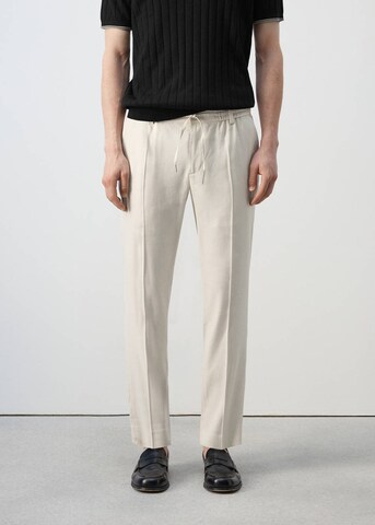 MANGO MAN Slimfit Hose in Beige: Vorderseite