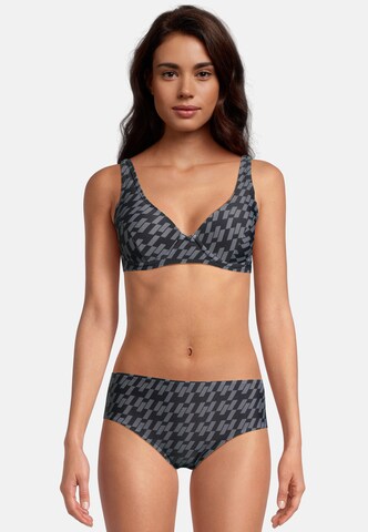 BECO the world of aquasports Bustier Bikini 'Pepita' in Schwarz: Vorderseite