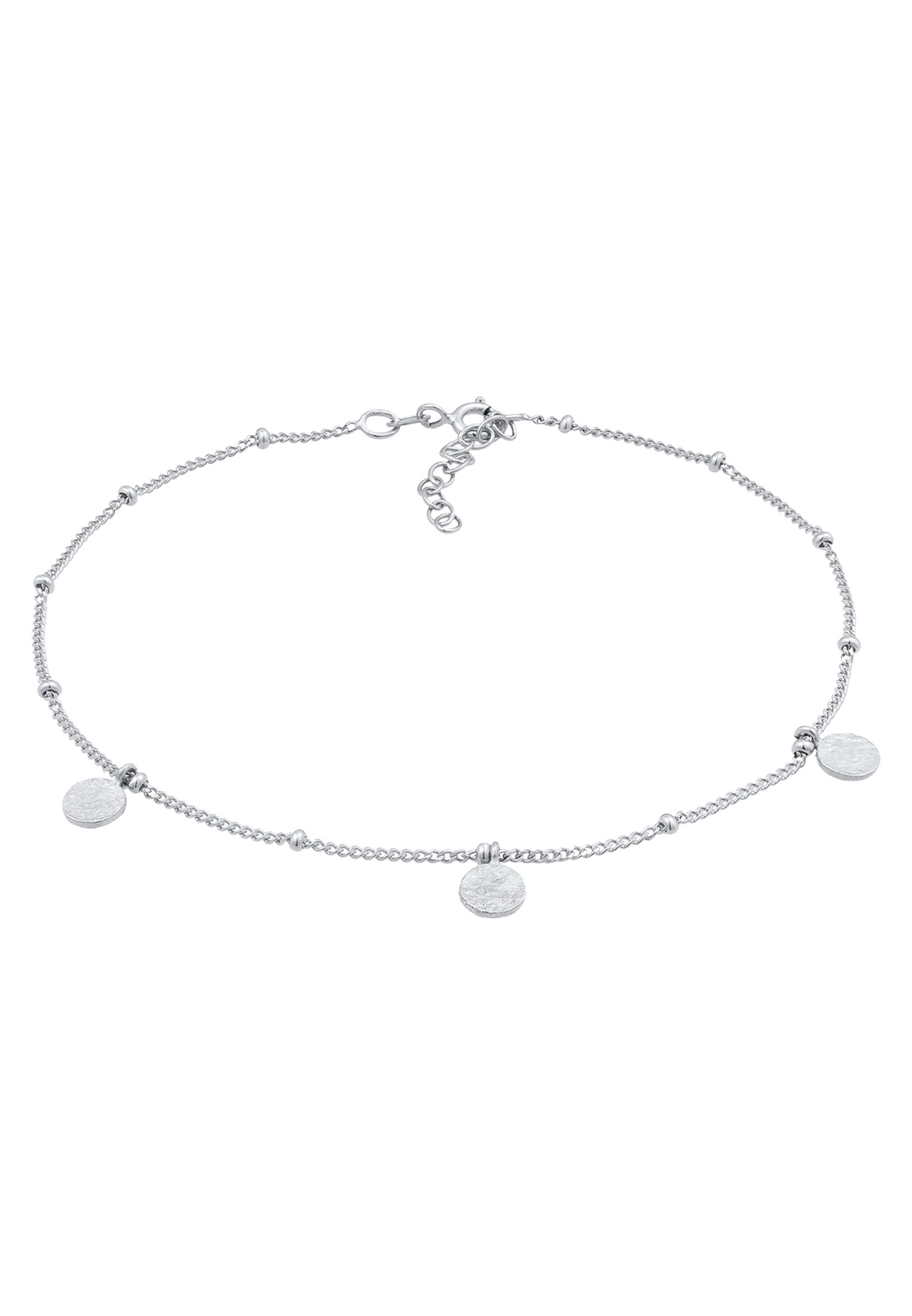 ELLI Fußkettchen in Silber: Vorderseite