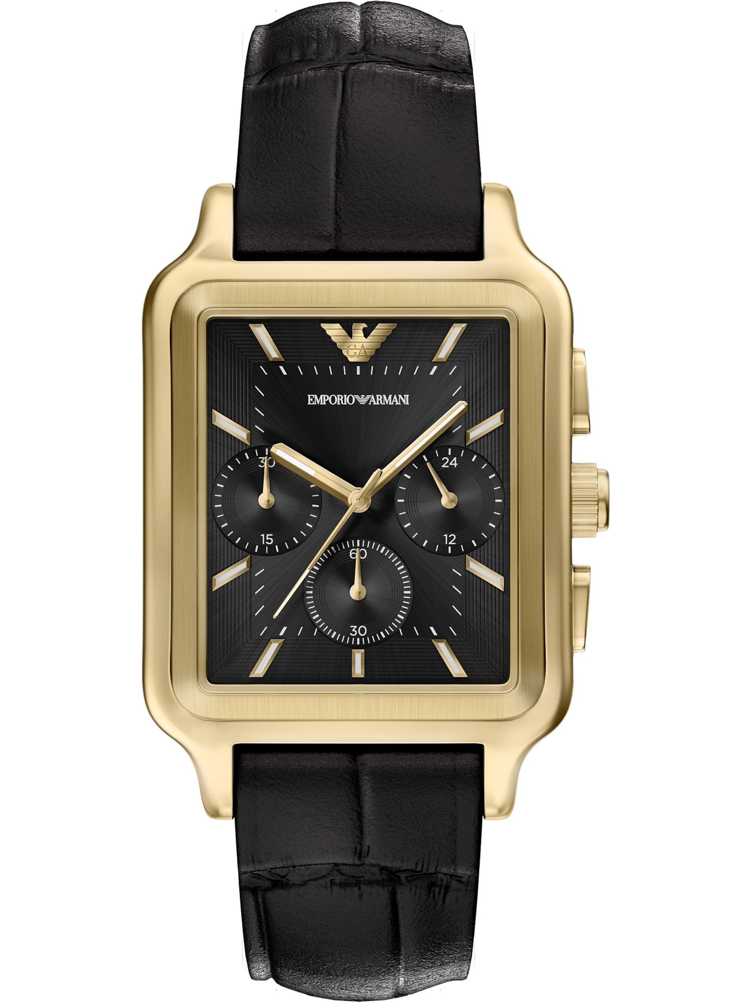 Emporio Armani Analoguhr in Gold: Vorderseite