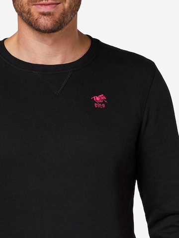 Polo Sylt Sweatshirt 'Basic' in Schwarz
