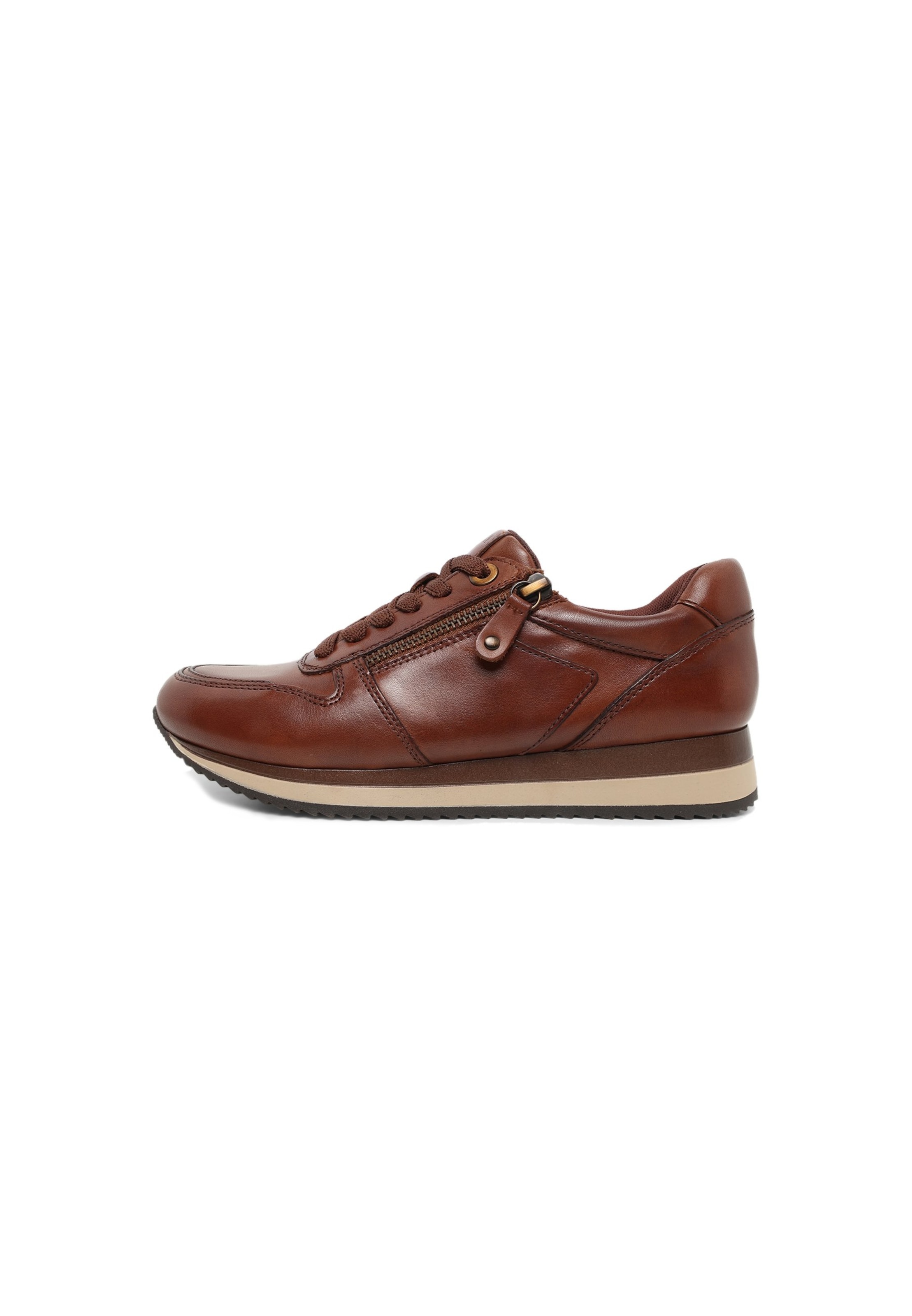 Baskets basses JANA en marron : devant