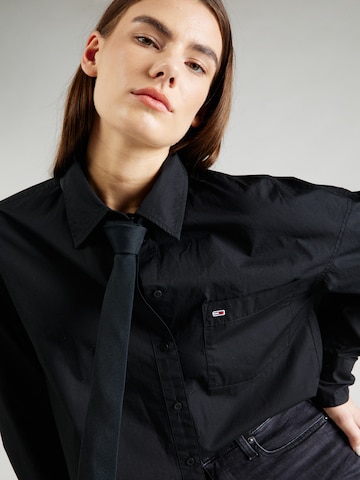 Camicia da donna di Tommy Jeans in nero