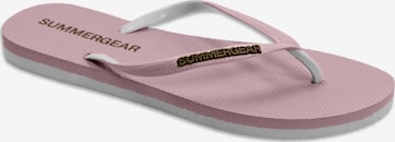 SummerGear Teenslipper 'Slim Fit' in Roze: voorkant